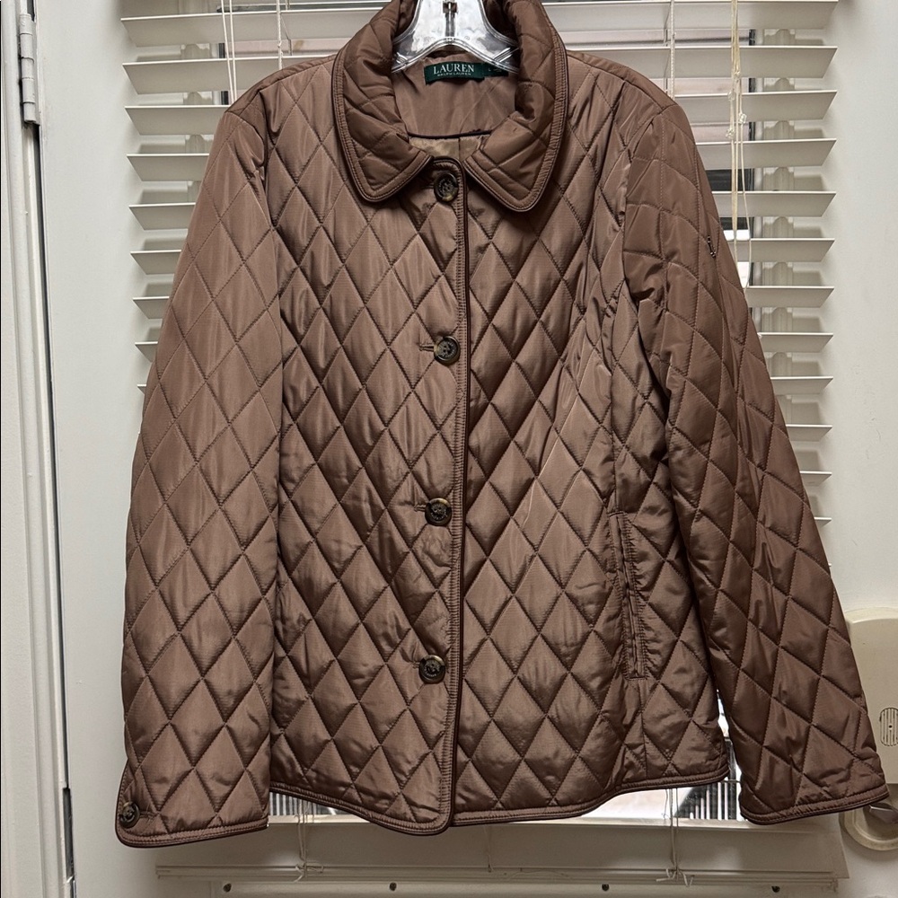 Ralph Lauren Tan Quilted Jacket